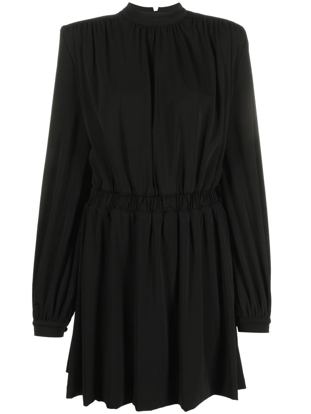 Federica Tosi Gathered mock-neck Mini Dress - Farfetch