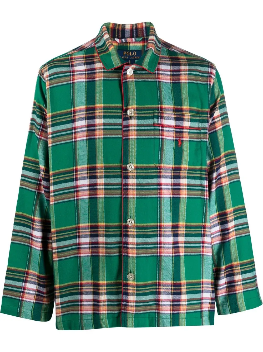 

Polo Ralph Lauren check-print pajama set - Green