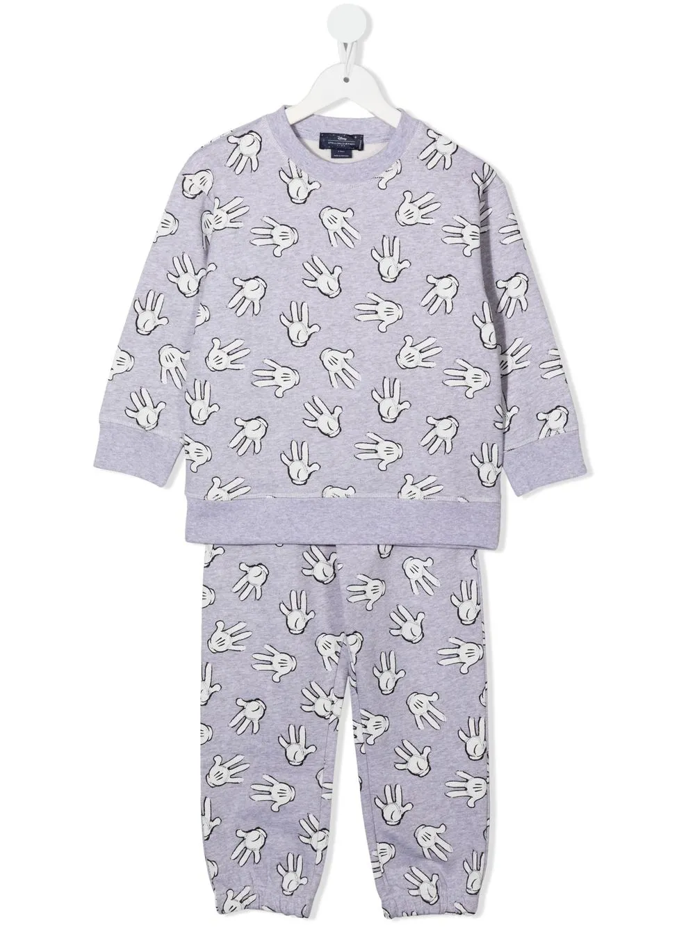 

Stella McCartney Kids traje deportivo Mickey Mouse - Gris