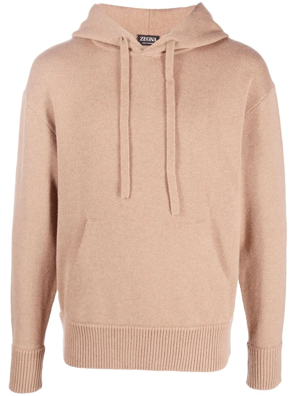 

Zegna hoodie de cachemira con cordones - Neutro