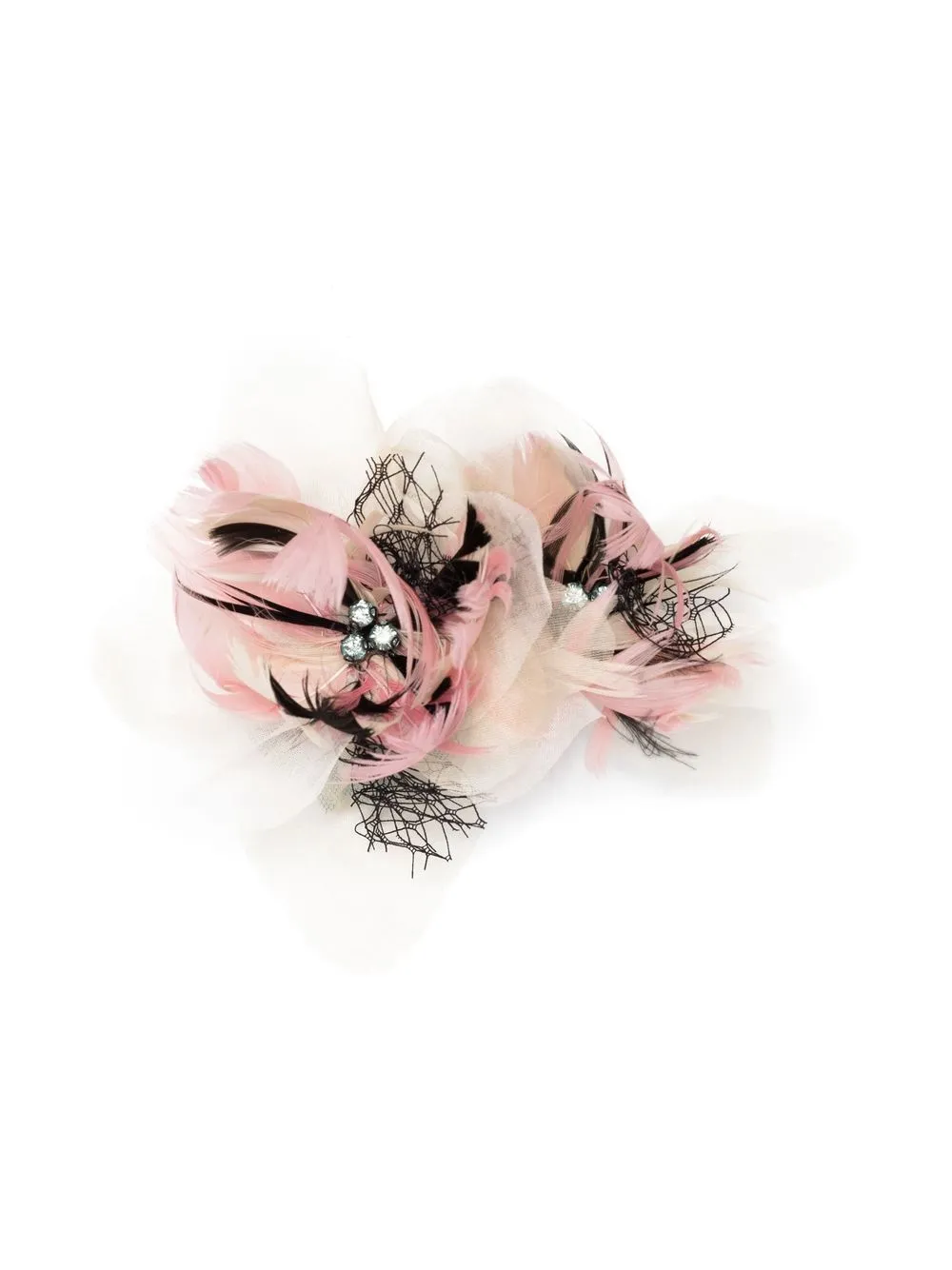 

MARCHESA KIDS COUTURE tulle-detail hair clip - Neutrals