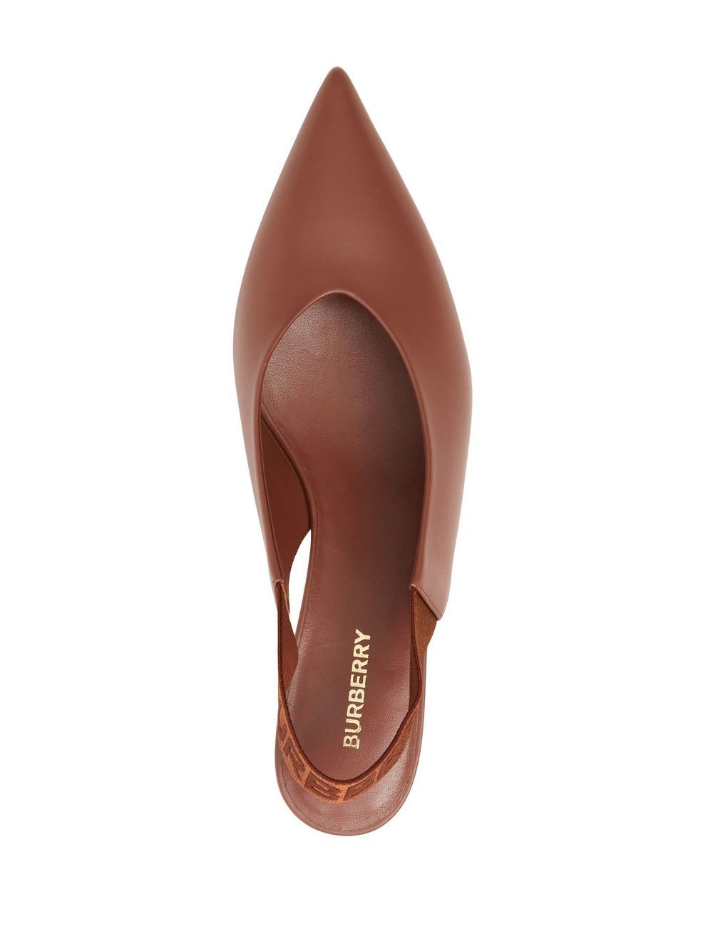 Burberry Leather Slingback Pumps - Farfetch