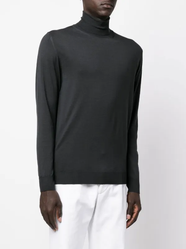 Barena Roll-Neck Jumper - Black