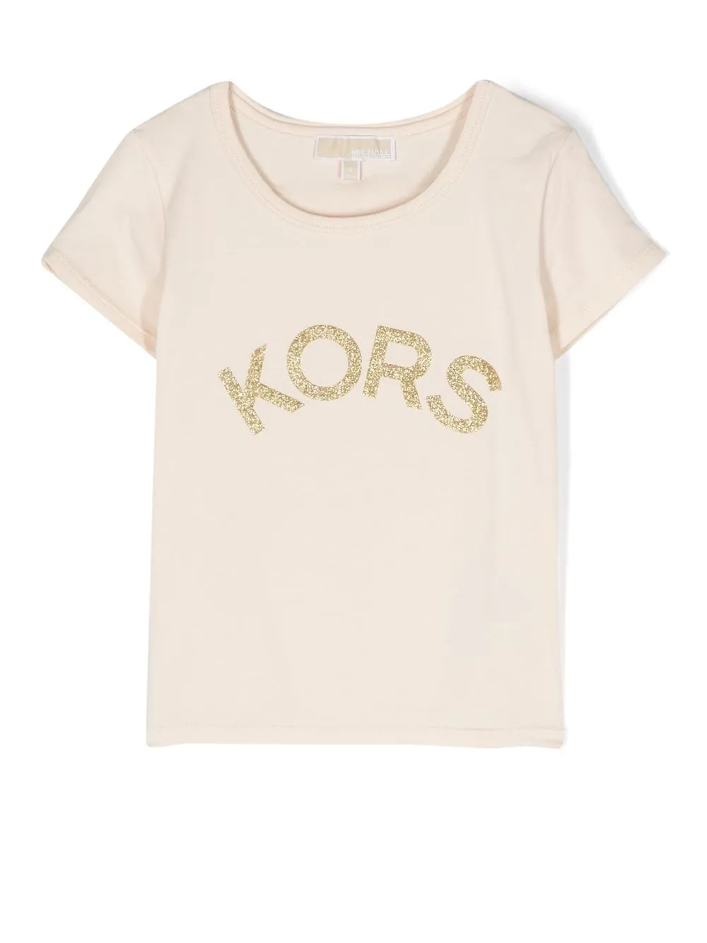 

Michael Kors Kids glitter logo-print T-shirt - Neutrals