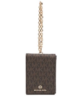 Michael Michael Kors Logo Print Cardholder - Farfetch