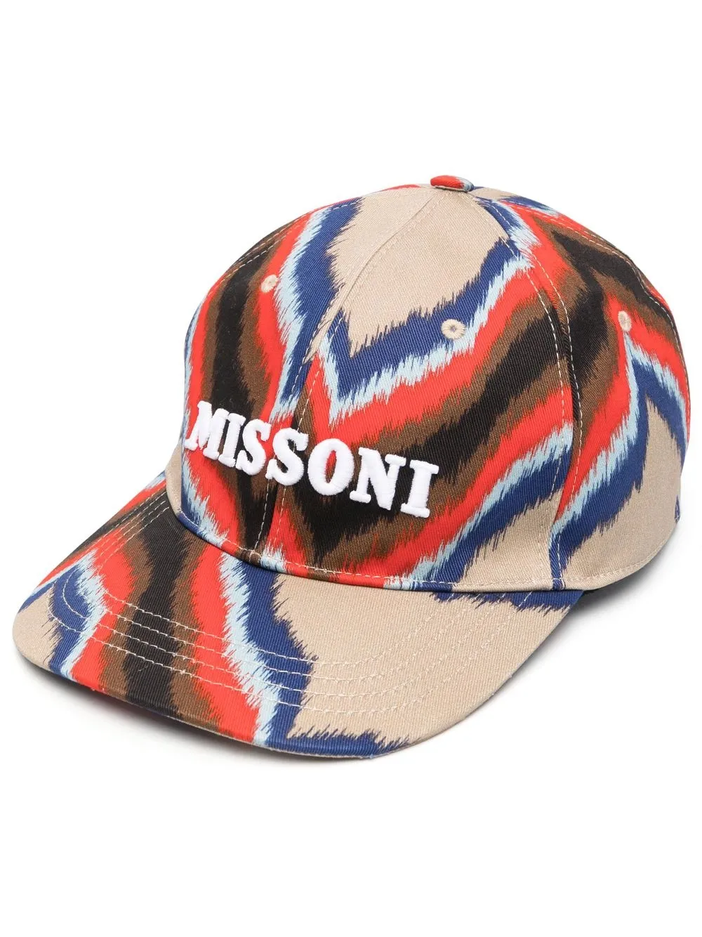

Missoni logo-print zigzag cap - Black