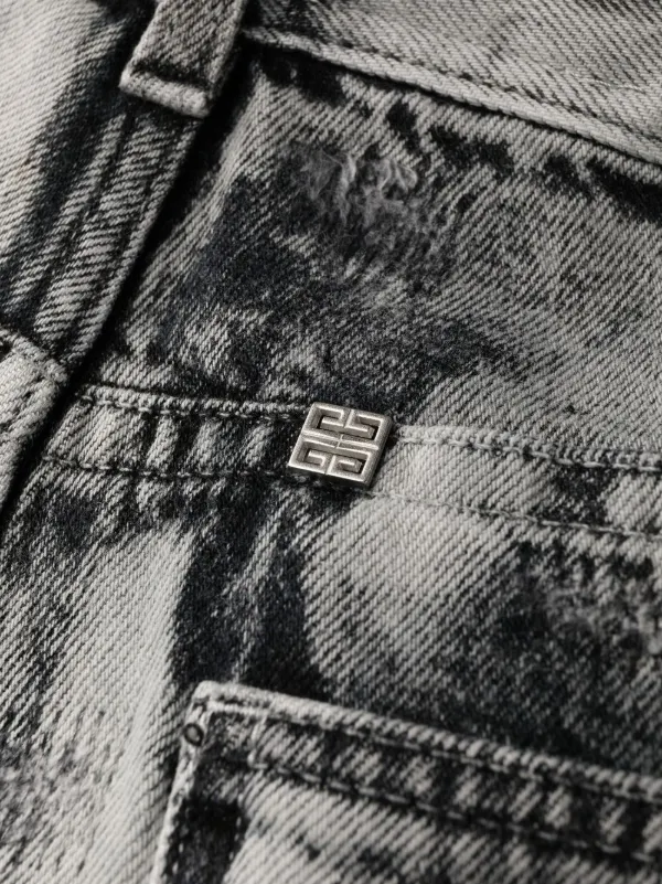 Givenchy store distressed jeans