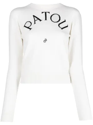 Patou パトゥ ロゴ ニット セーター www.skippackitalianmarket.com