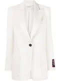 Philosophy Di Lorenzo Serafini single-breasted tailored blazer - White