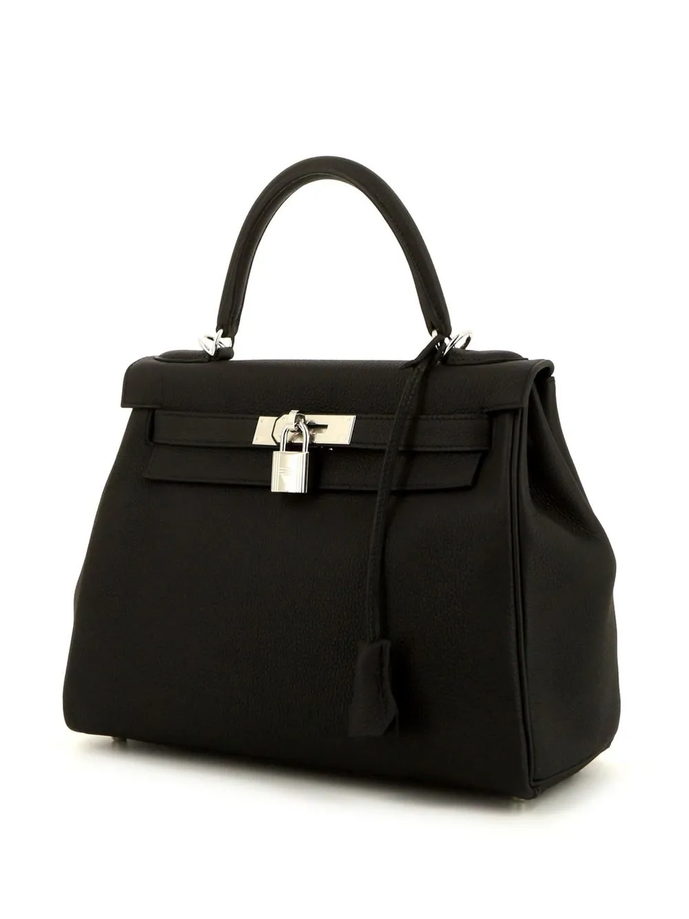 Hermès - pre-owned Kelly 28 two-way bag - women - Leather - One Size - Black 2