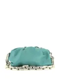 Bottega Veneta Pre-Owned chunky chain gathered handbag - Blue