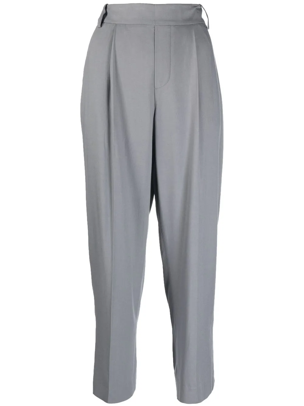 

Vince cropped high-waisted trousers - Grey