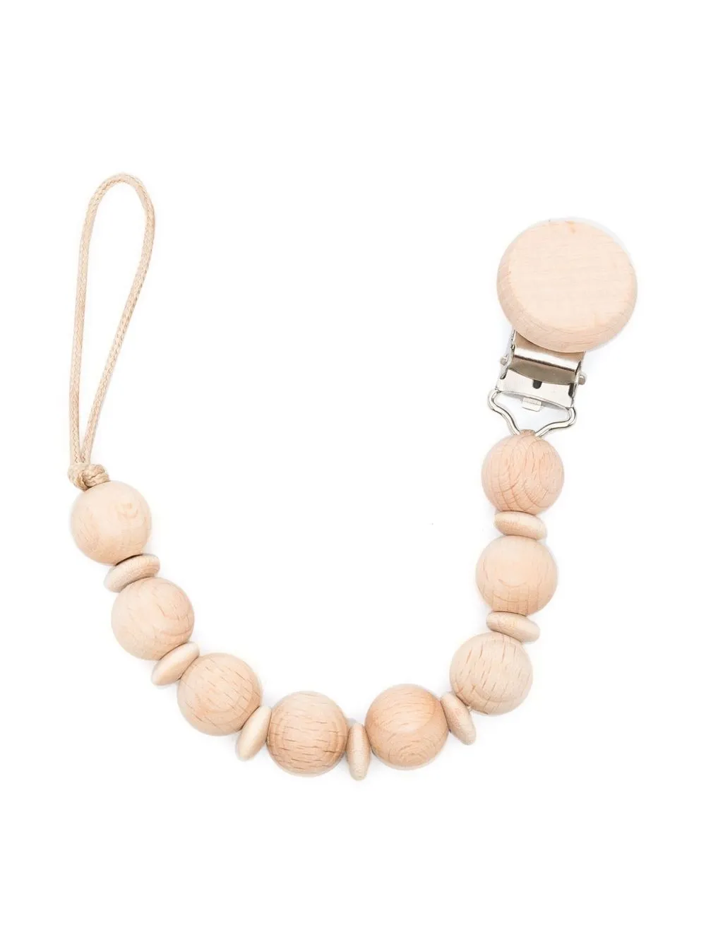 

Bonpoint bead-detail pacifier clip - Neutrals