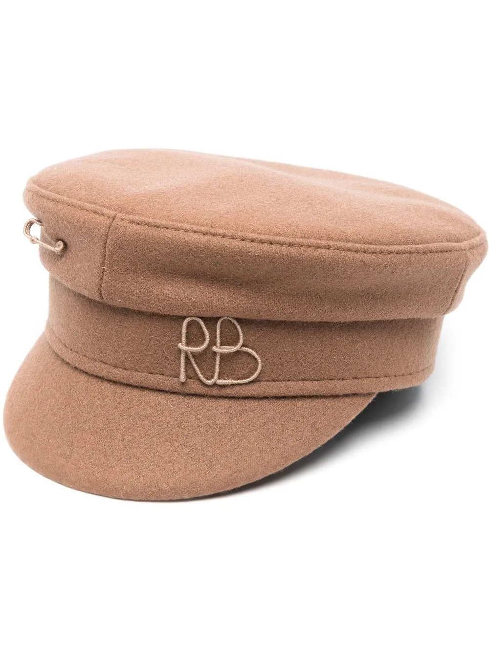 

Ruslan Baginskiy gorra baker boy con letras del logo - Marrón