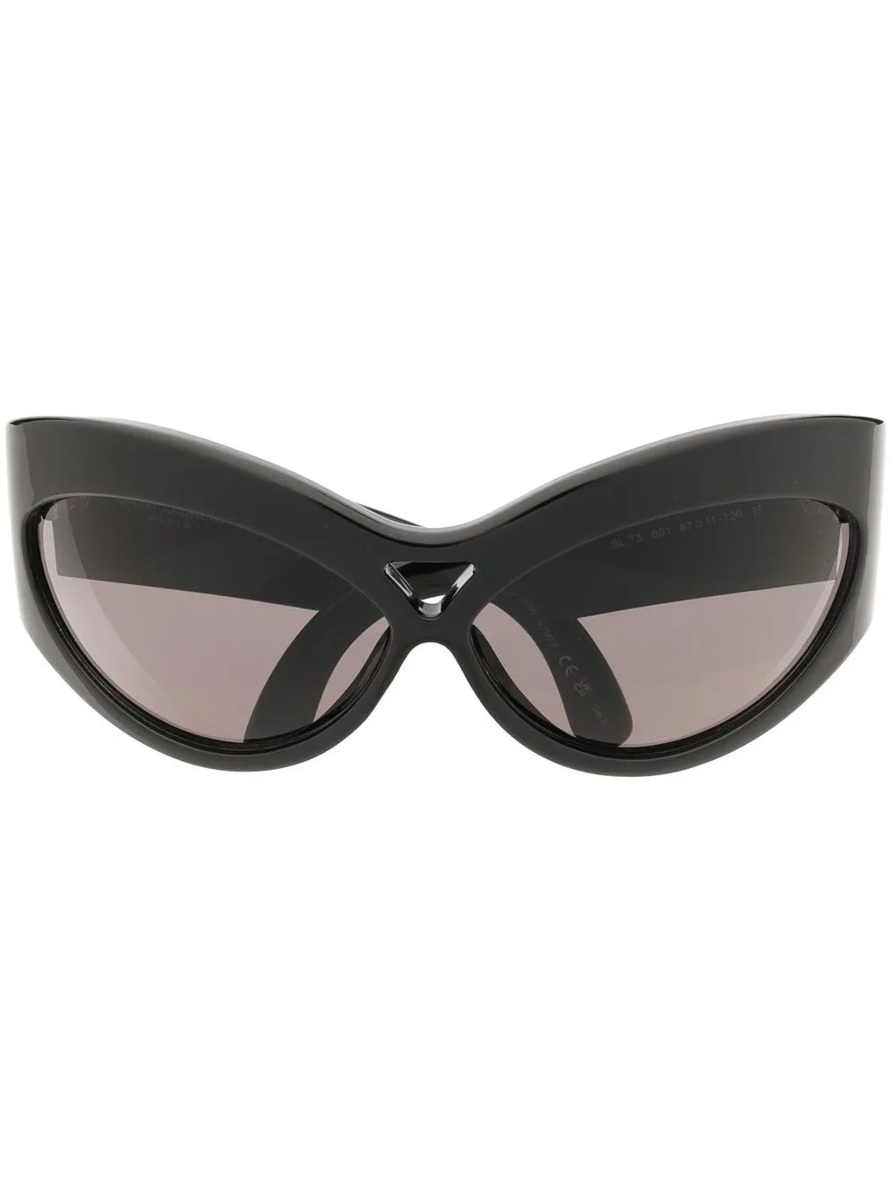 

Saint Laurent Eyewear SL73 cat eye-frame sunglasses - Black