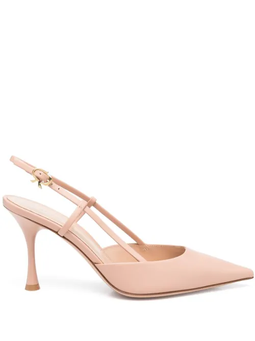 Escarpins Ribbon en cuir à bride arrière - Gianvito Rossi - Modalova