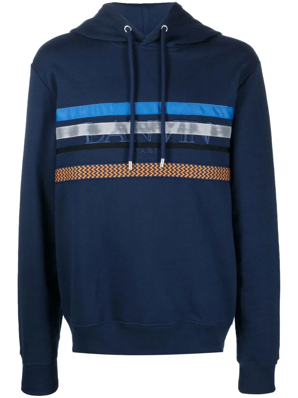 

Lanvin hoodie con logo bordado - Azul