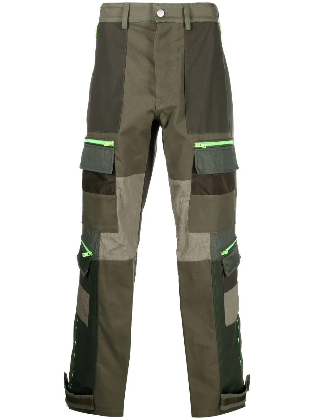 

AMIRI logo-print cargo trousers - Green