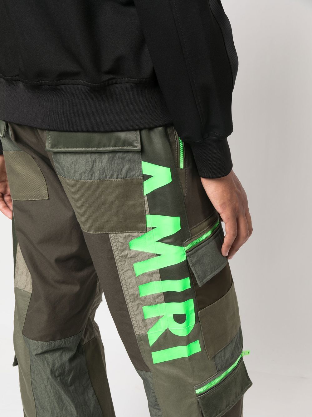 amiri green cargo pants