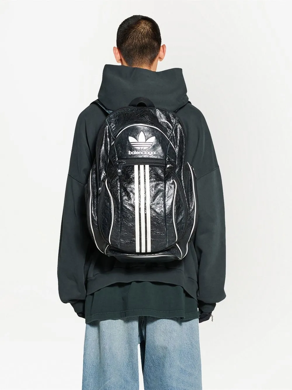 Balenciaga x Adidas Oversize Hoodie - Farfetch