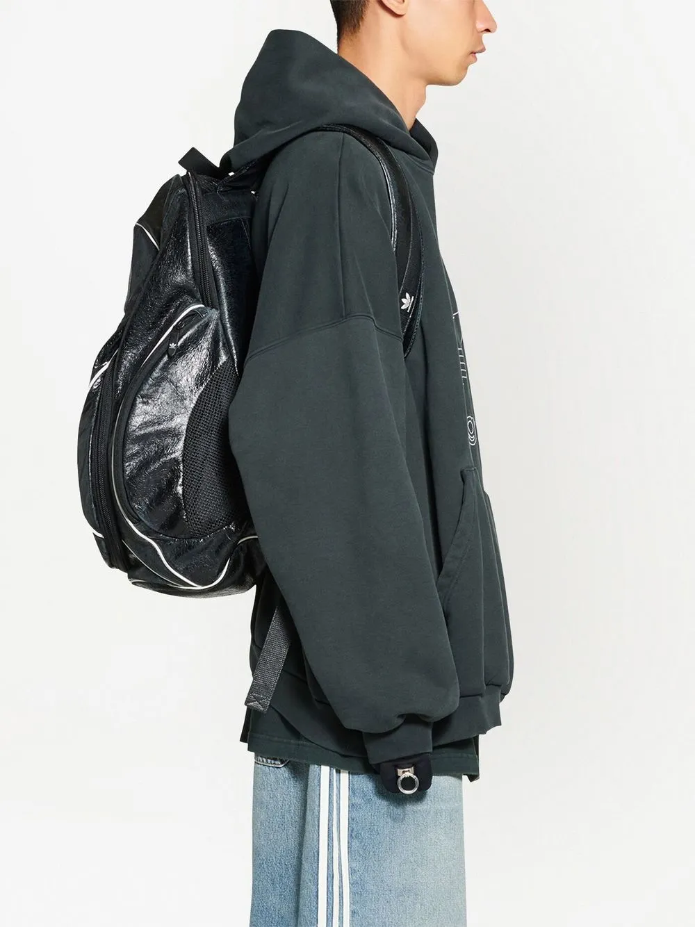 Balenciaga x Adidas Oversized Hoodie - Farfetch