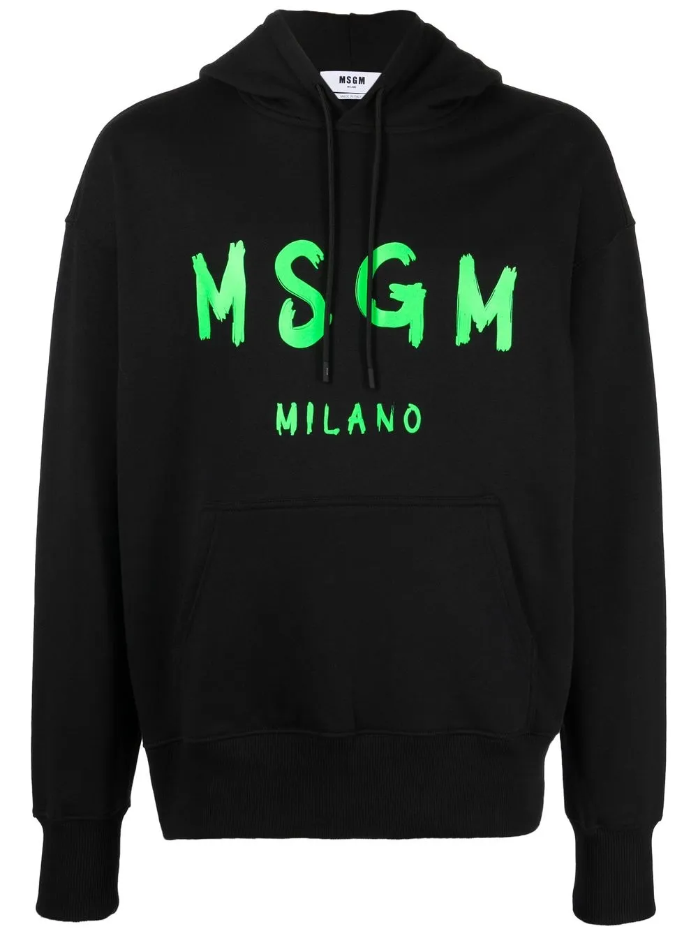 

MSGM hoodie con logo estampado - Negro