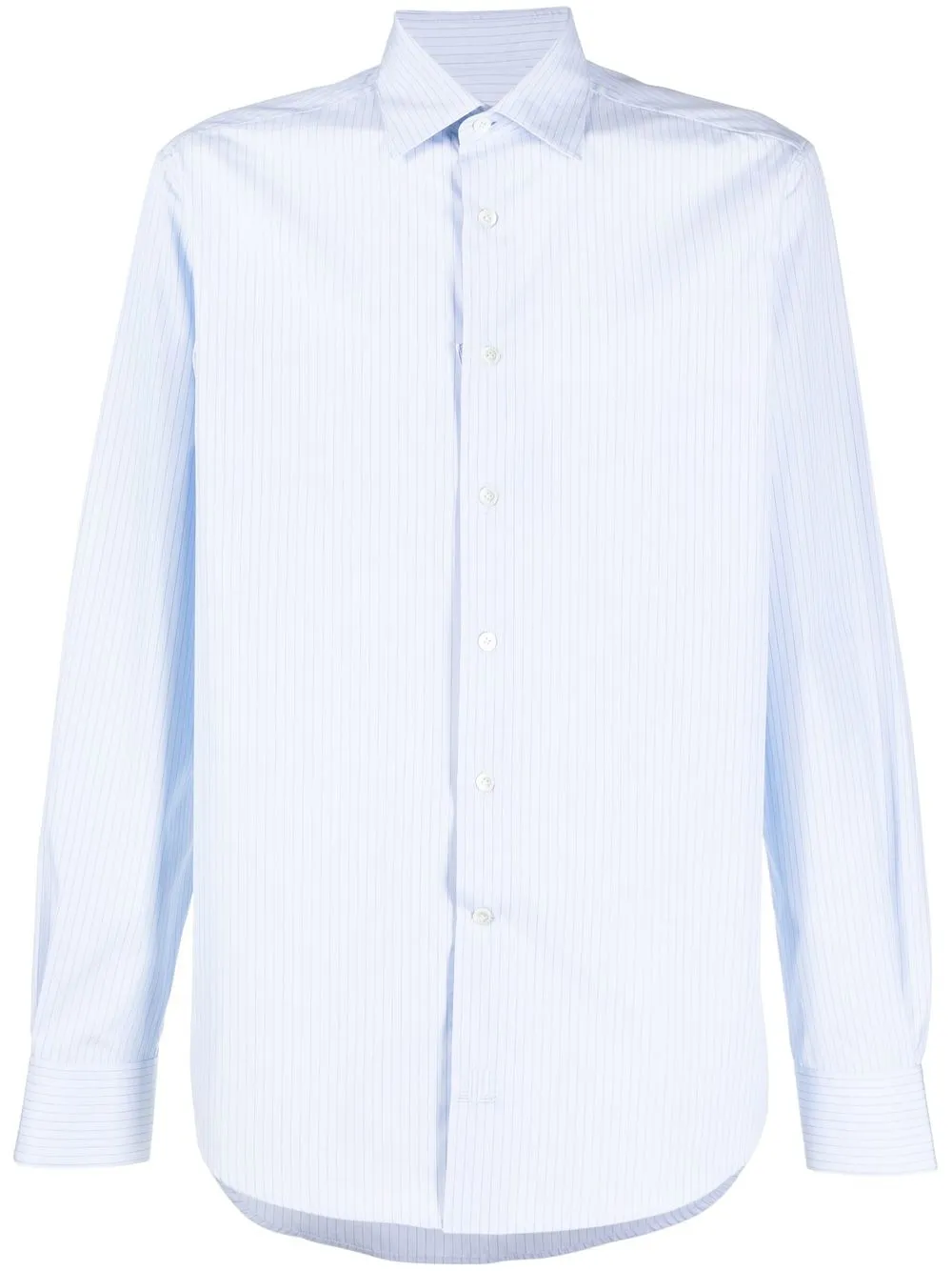 

Lanvin camisa manga larga con rayas estampadas - Azul