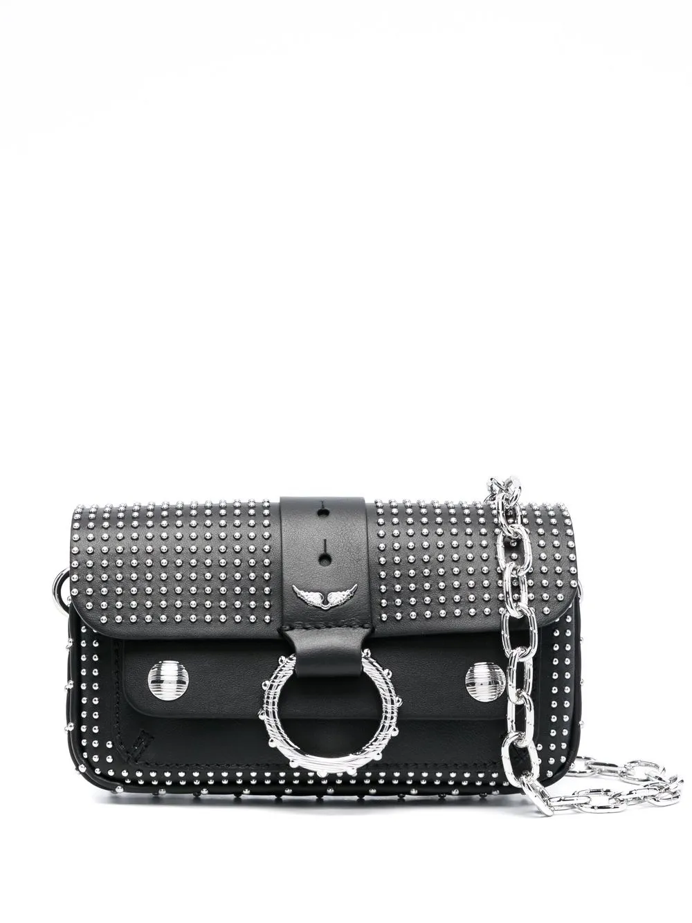 

Zadig&Voltaire Kate studded chain wallet - Black