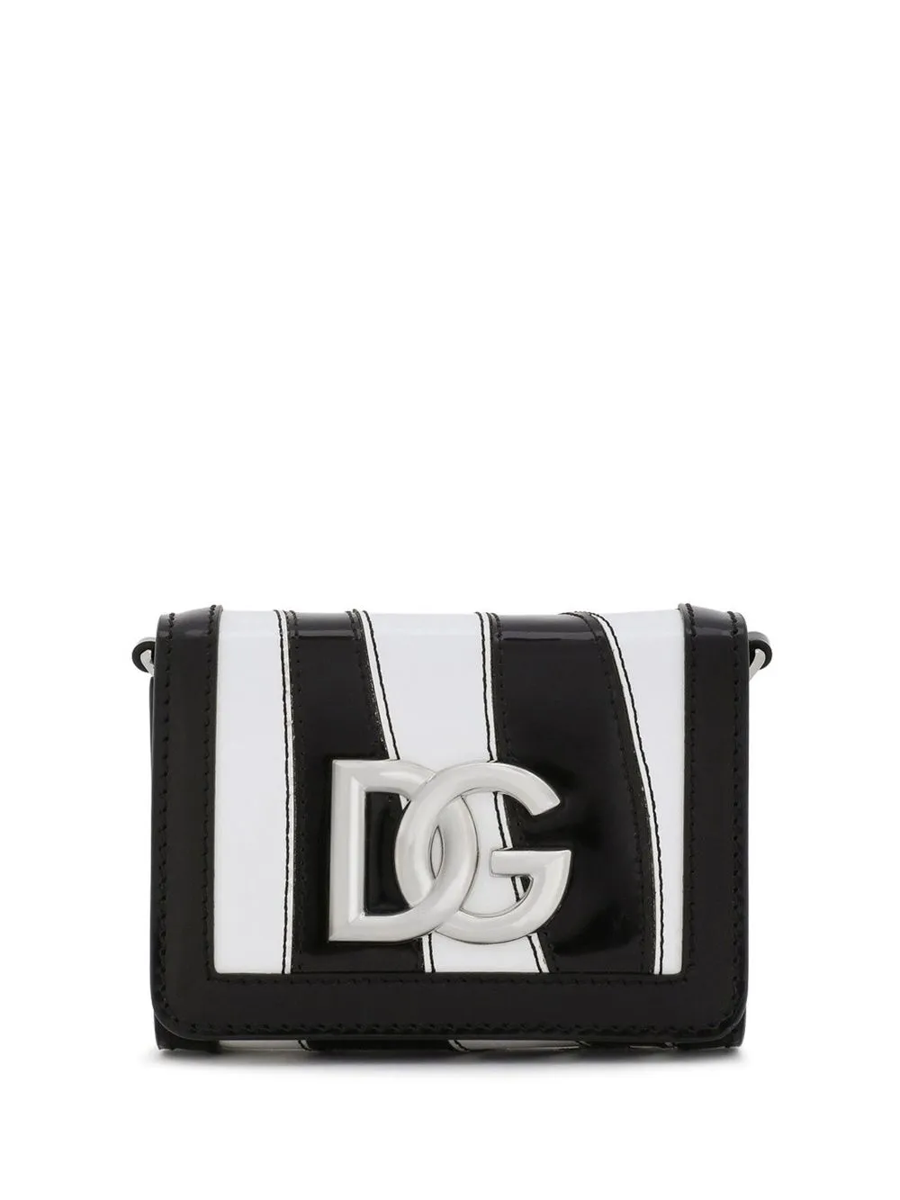 

Dolce & Gabbana bolsa crossbody con apliques mini - Negro