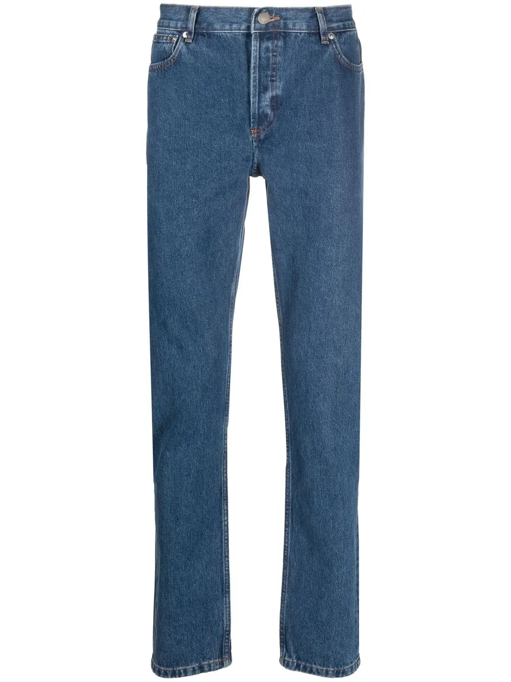 

A.P.C. straight-leg slim-cut jeans - Blue