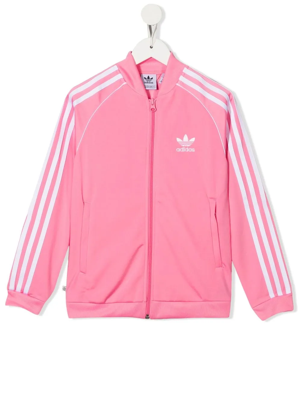 

adidas Kids Adicolor striped track top - Pink