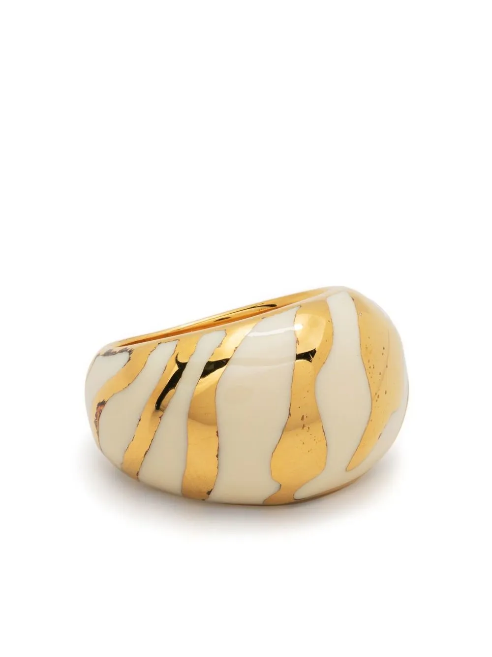 

Aurelie Bidermann Liwa Baguette ring - Gold