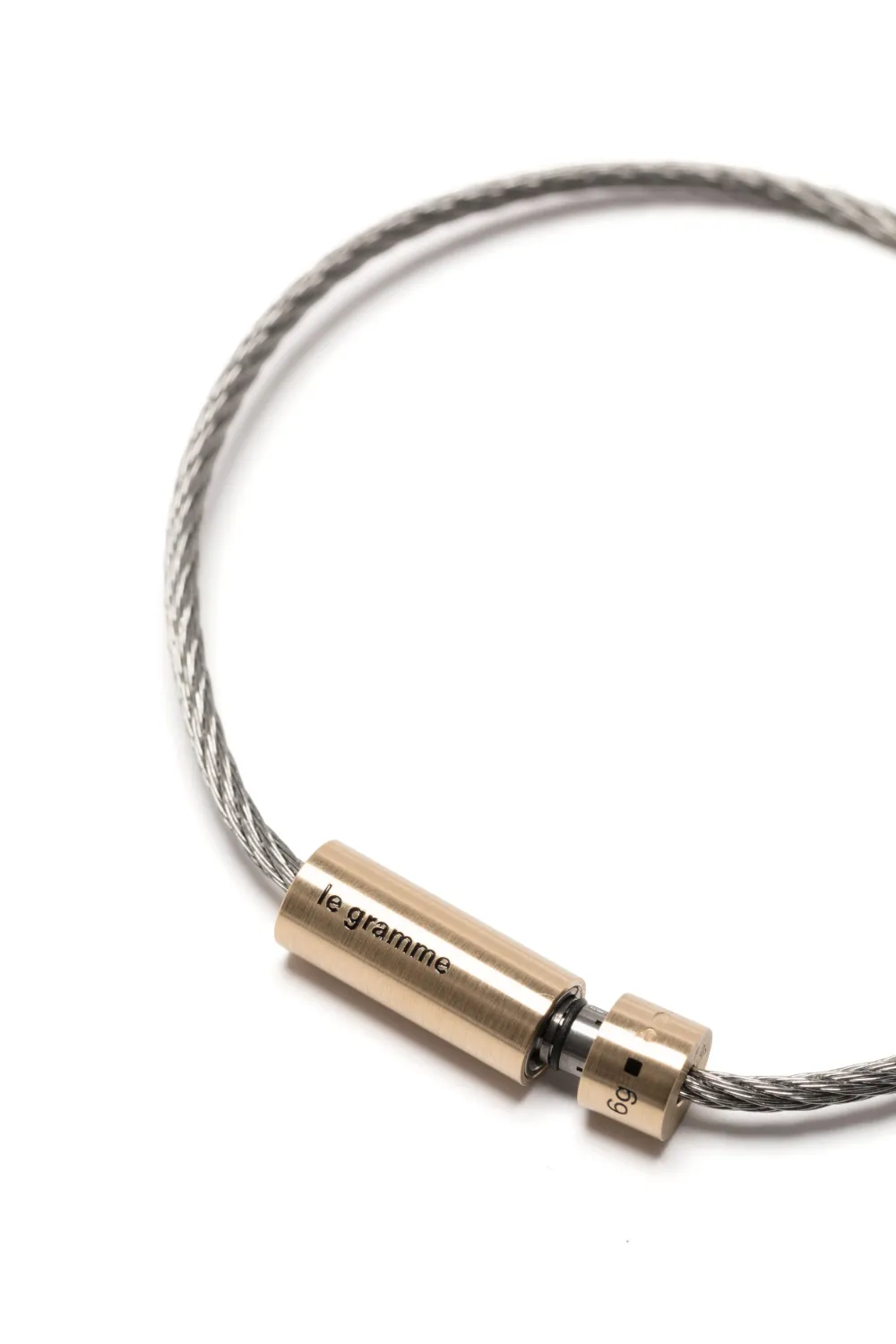  Le Gramme 6g Cable Armband   Gold 