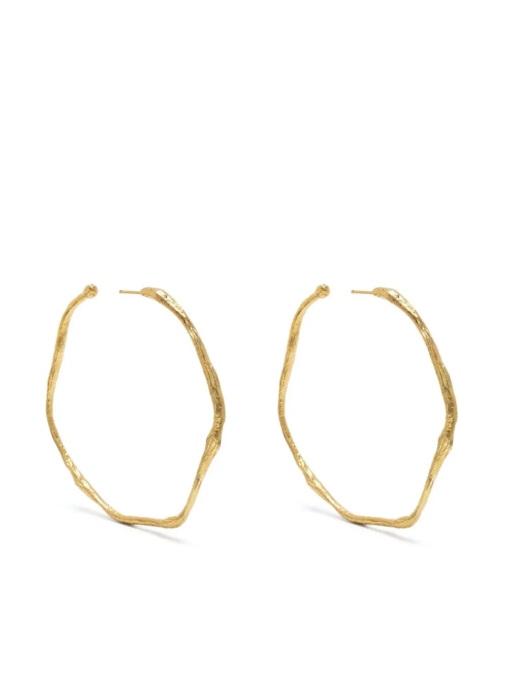 

Forte Forte Sculptural hoop earrings - Gold