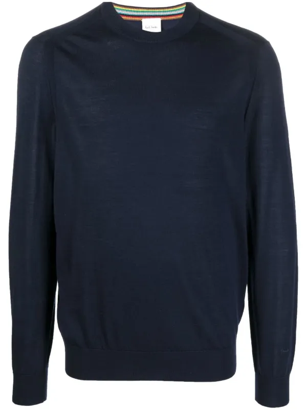 Paul Smith Merino-wool Jumper - Blue