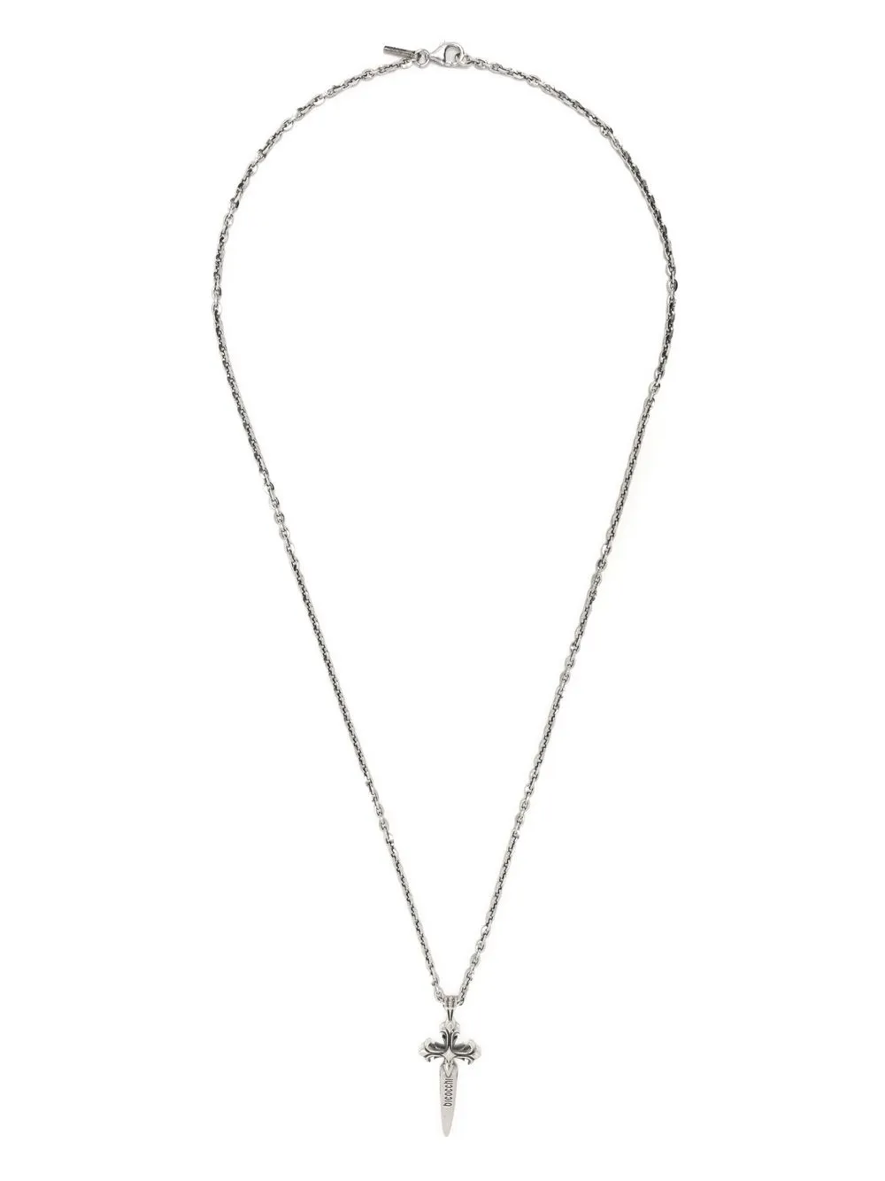アクセサリーその他 emanuele bicocchi JEWELS (DGEC2SILVER) Emanuele Bicocchi dagger-cross Pendant Necklace | Silver