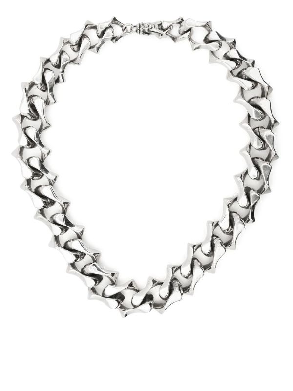 sharp link chain necklace