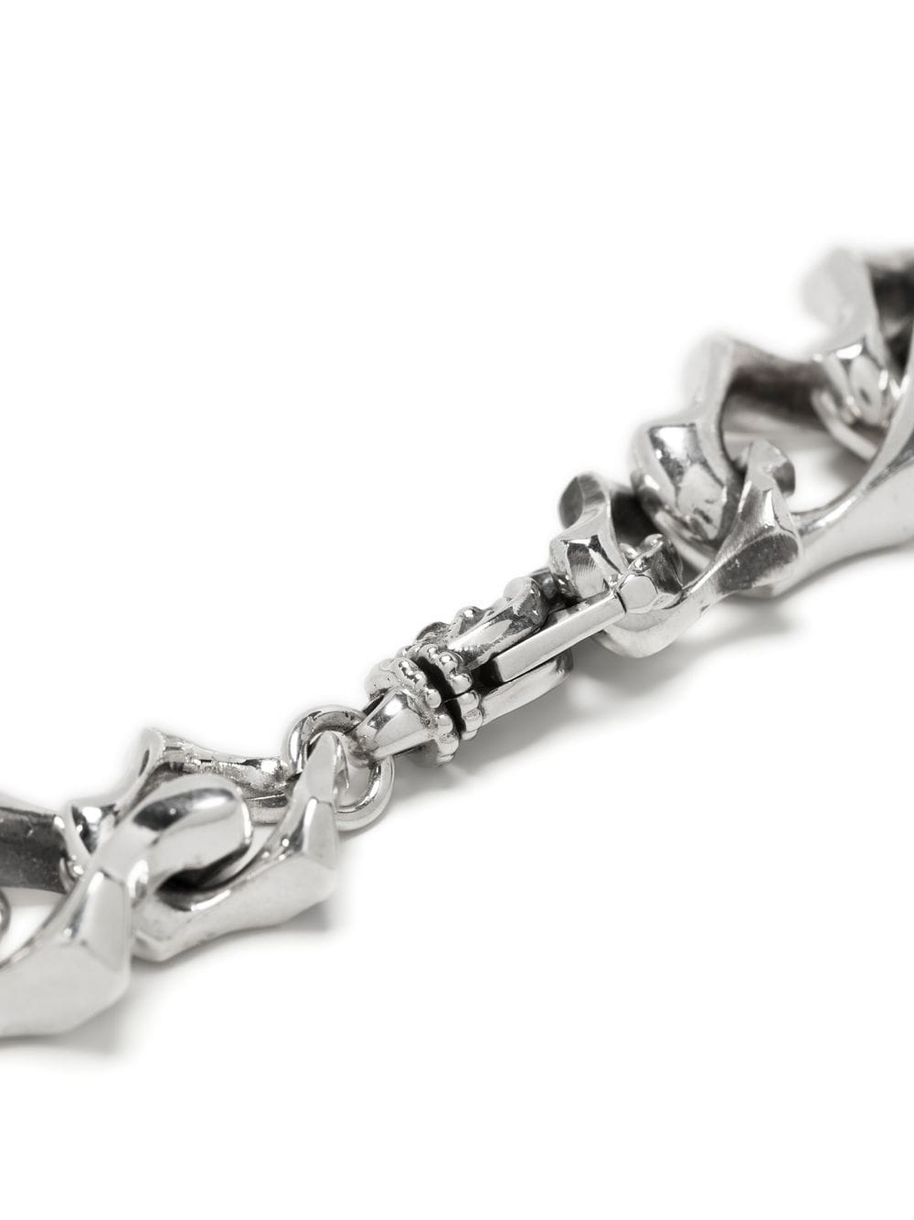 Shop Emanuele Bicocchi Sharp Link Chain Necklace In Silver