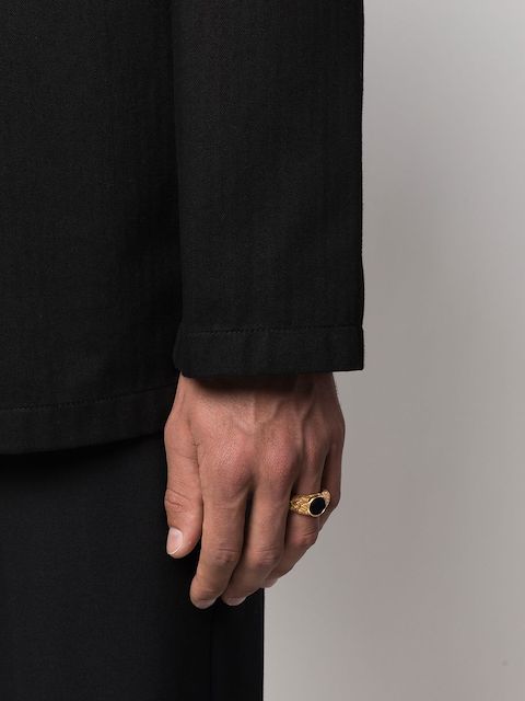 Emanuele Bicocchi Leaves stone ring