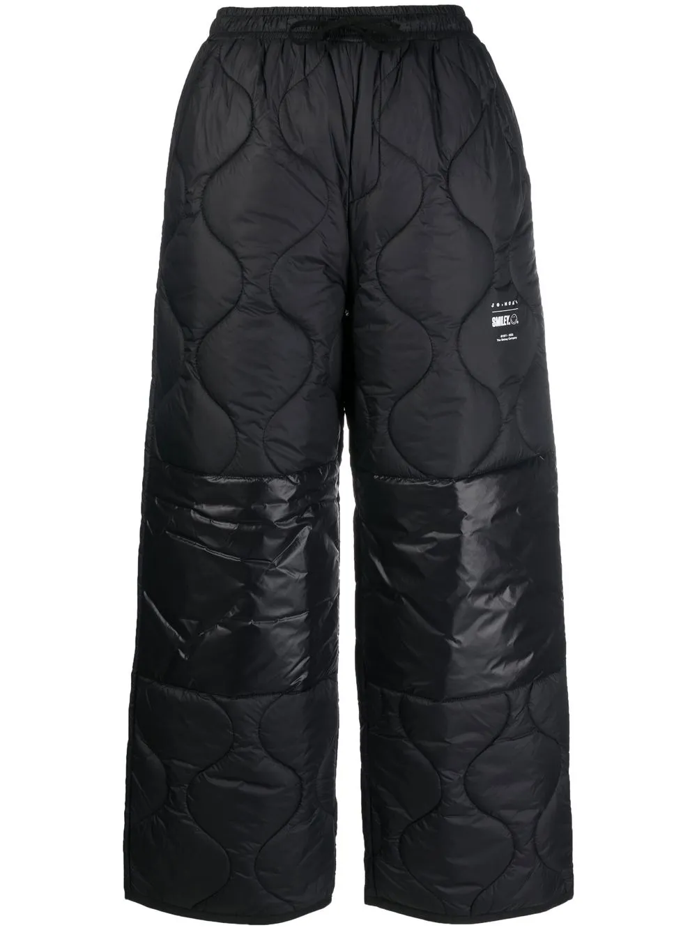 

Joshua Sanders pantalones rectos capitonados - Negro