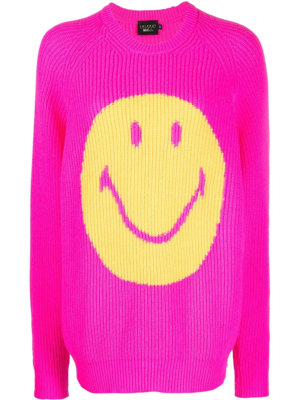 

Joshua Sanders x Smiley intarsia-knit jumper - Pink