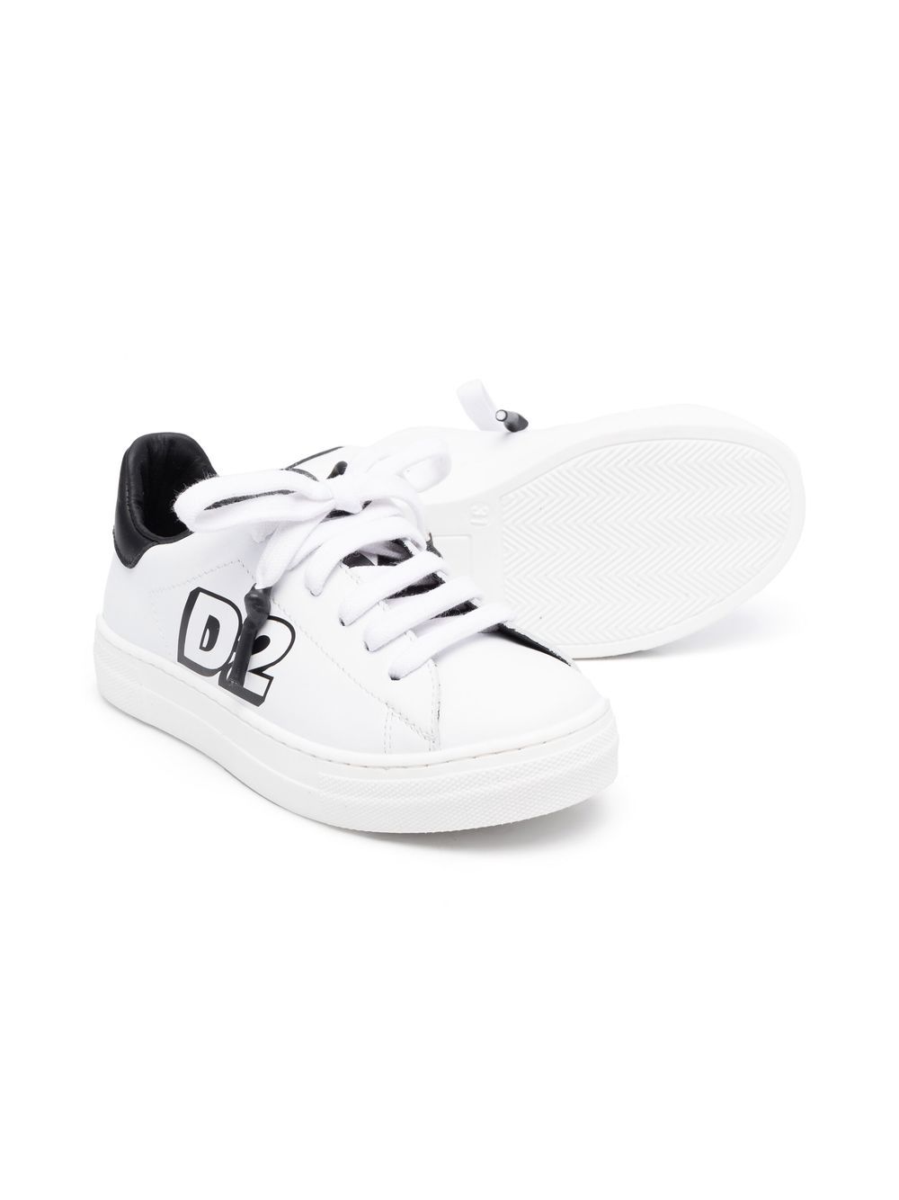 Dsquared2 Kids Sneakers met logoprint - Wit