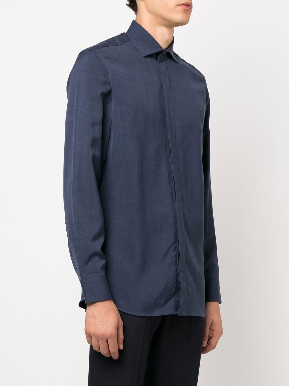 Caruso Concealed front-fastening Shirt - Farfetch