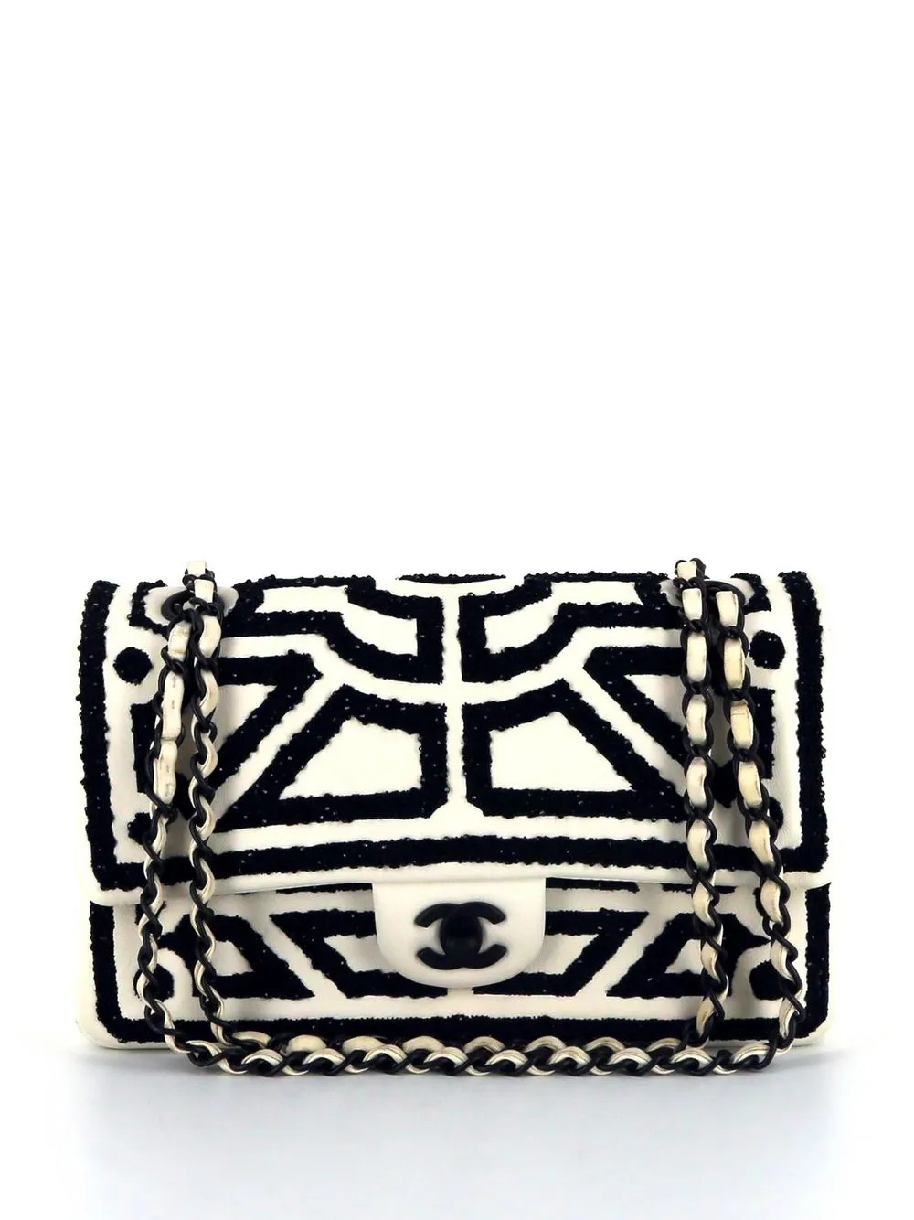 CHANEL Pre-Owned 2011 タイムレス クラシック フラップ ショルダーバッグ - ホワイト CHANEL Pre-Owned 2011 タイムレス クラシック フラップ ショルダーバッグ - ホワイト