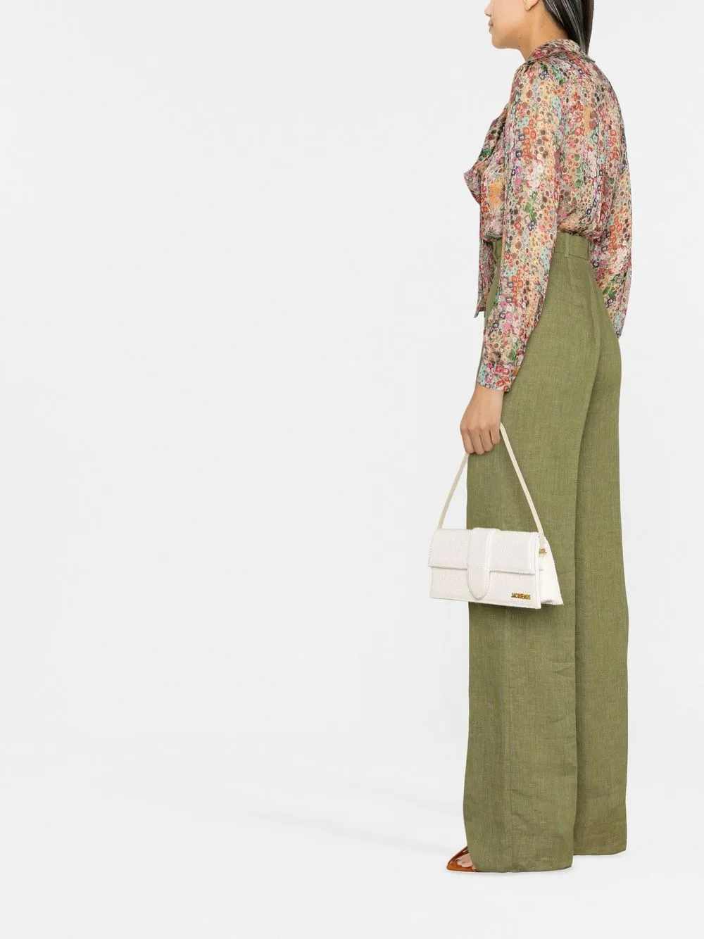 'S Max Mara Blouse met bloemenprint Groen