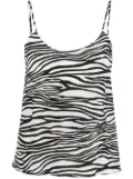 'S Max Mara zebra-print vest top - White