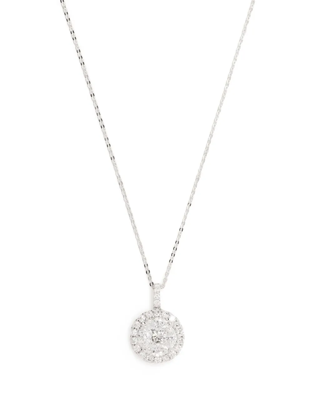 

PONTE VECCHIO 18kt white gold diamond necklace - Silver
