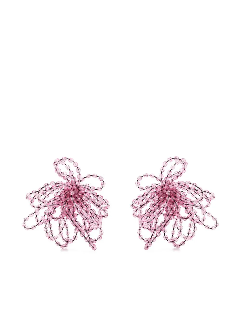 

Emporio Armani statement beaded earrings - Pink