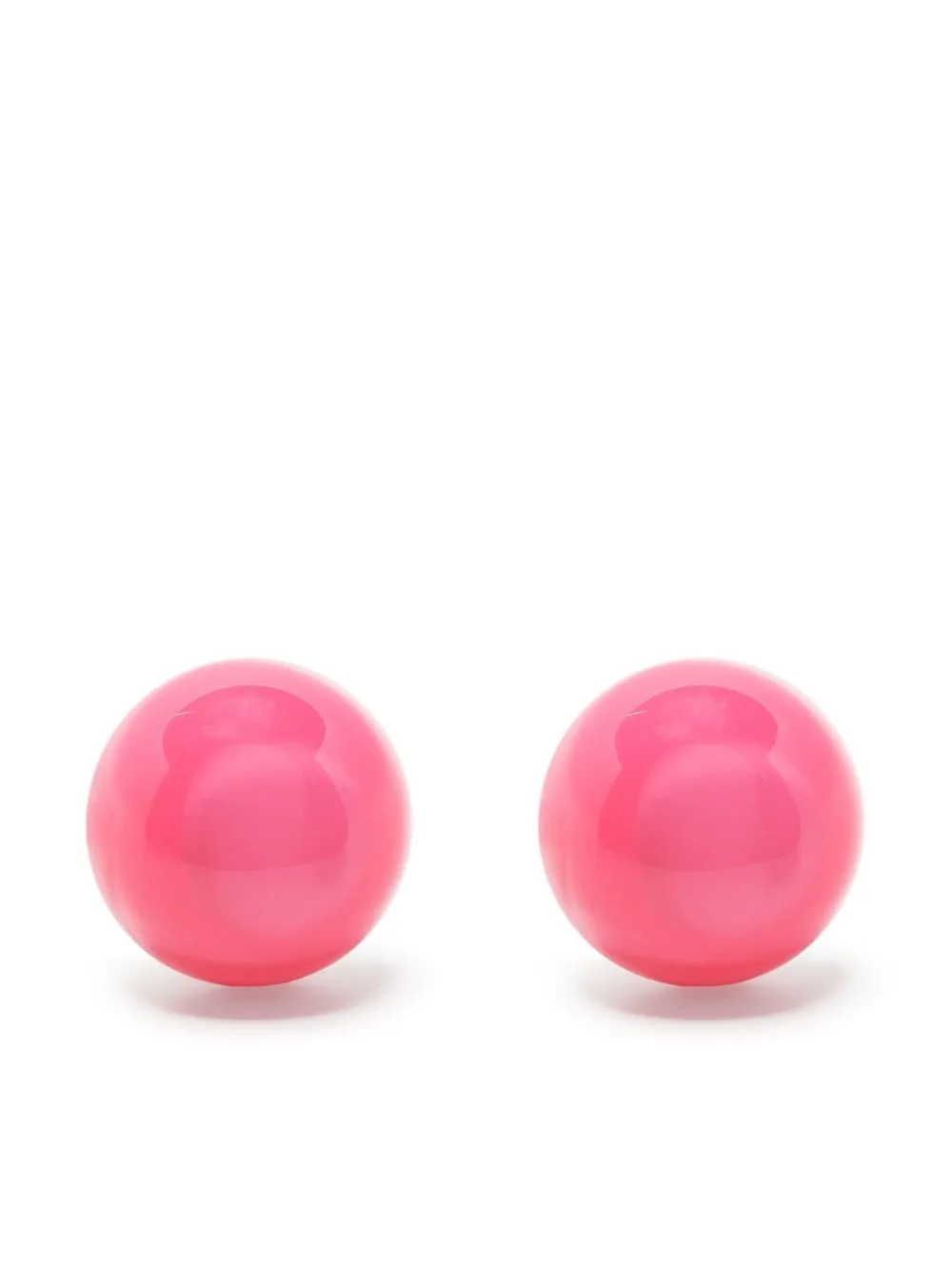 

Emporio Armani statement dome earrings - Pink