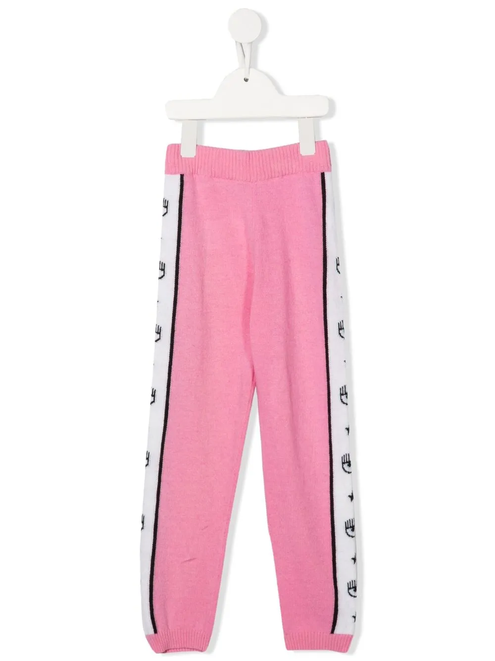 

Chiara Ferragni Kids pants con logo estampado - Rosado